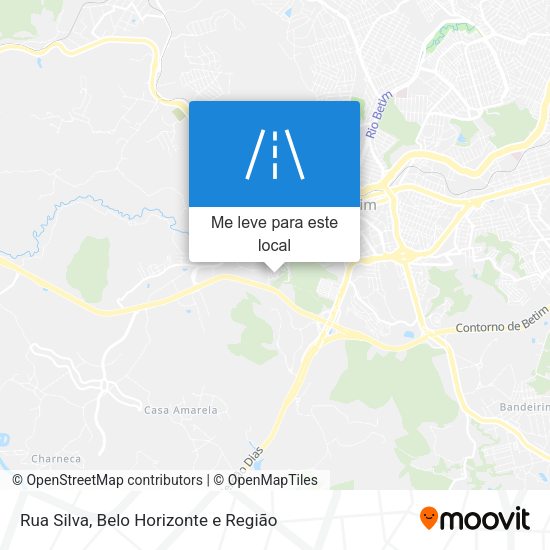 Rua Silva mapa