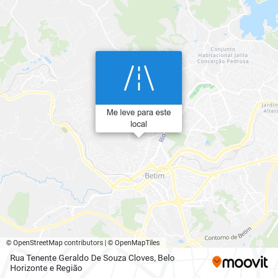 Rua Tenente Geraldo De Souza Cloves mapa