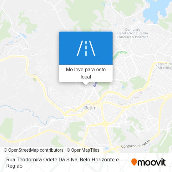 Rua Teodomira Odete Da Silva mapa