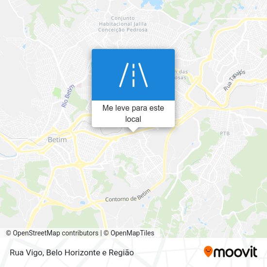 Rua Vigo mapa