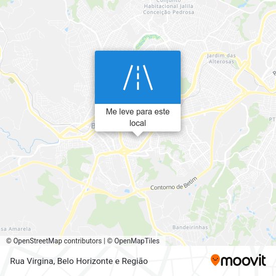 Rua Virgina mapa