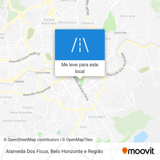 Alameda Dos Ficus mapa
