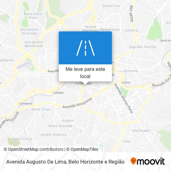 Avenida Augusto De Lima mapa