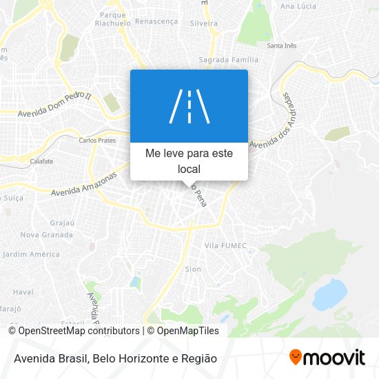 Avenida Brasil mapa