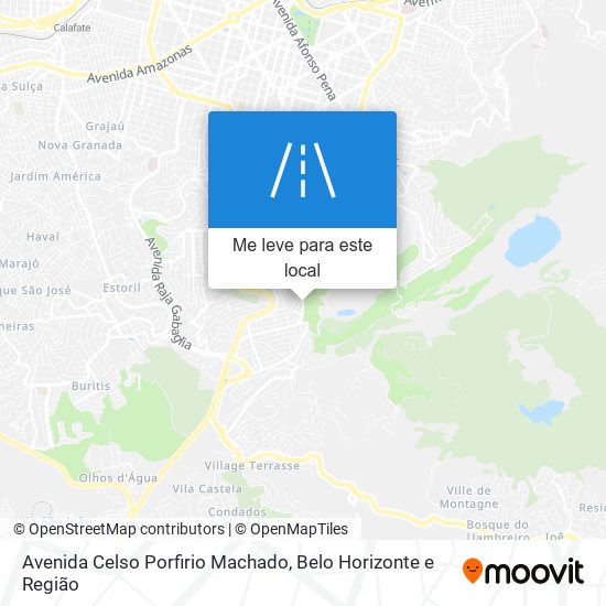 Avenida Celso Porfirio Machado mapa