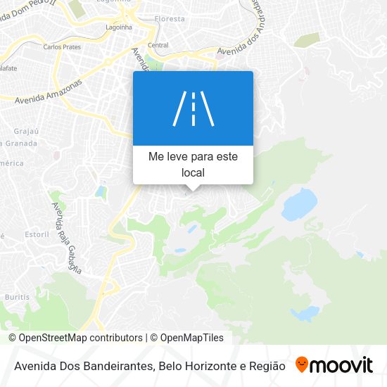 Avenida Dos Bandeirantes mapa