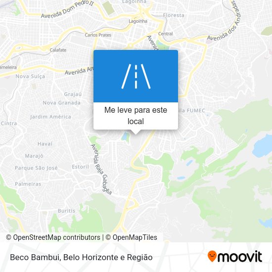 Beco Bambui mapa
