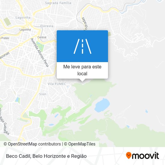 Beco Cadil mapa