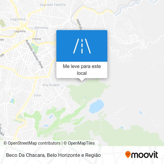 Beco Da Chacara mapa