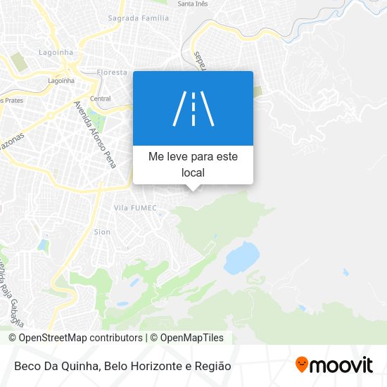 Beco Da Quinha mapa