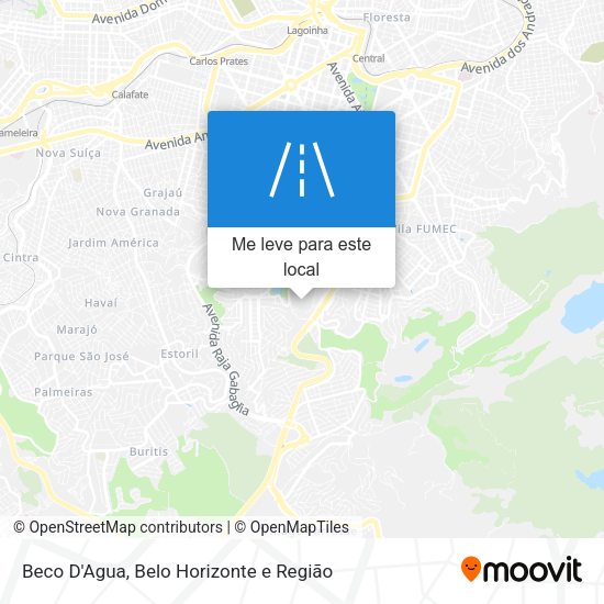 Beco D'Agua mapa