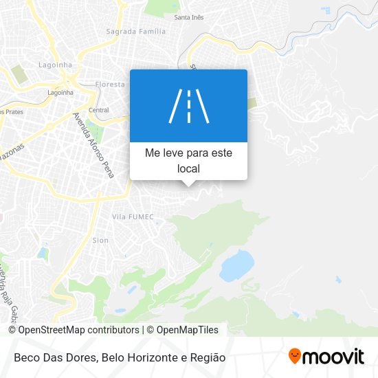 Beco Das Dores mapa