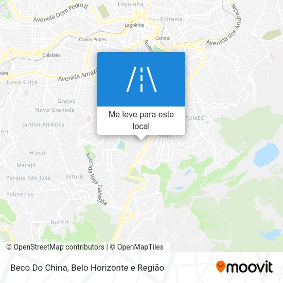 Beco Do China mapa