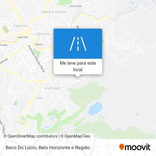Beco Do Lúcio mapa
