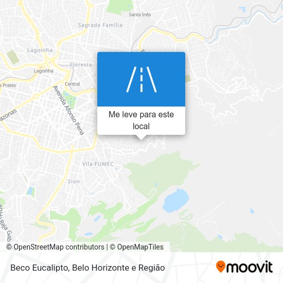 Beco Eucalipto mapa