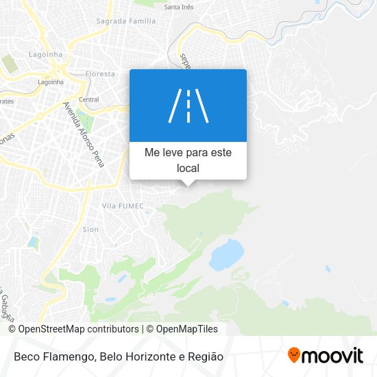 Beco Flamengo mapa