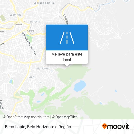 Beco Lapie mapa