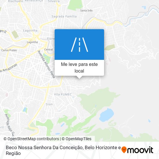 Beco Nossa Senhora Da Conceição mapa