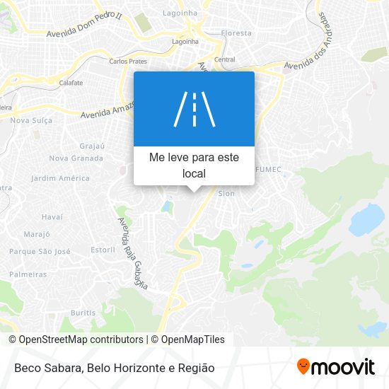 Beco Sabara mapa