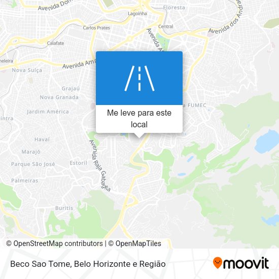 Beco Sao Tome mapa