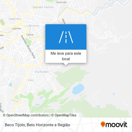 Beco Tijolo mapa