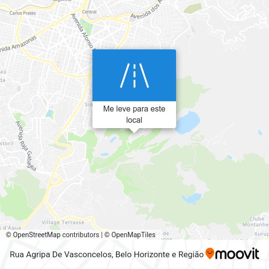 Rua Agripa De Vasconcelos mapa