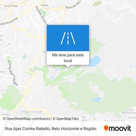 Rua Ajax Corrêa Rabello mapa