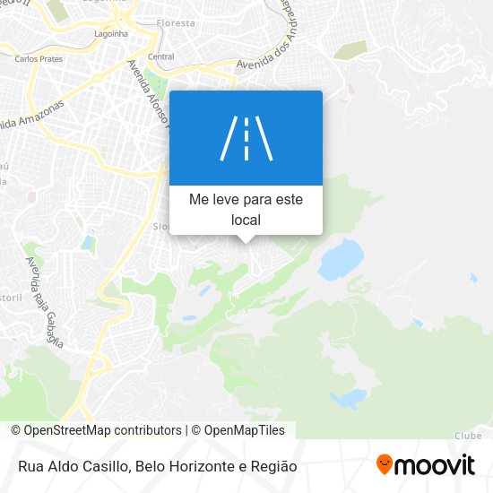 Rua Aldo Casillo mapa