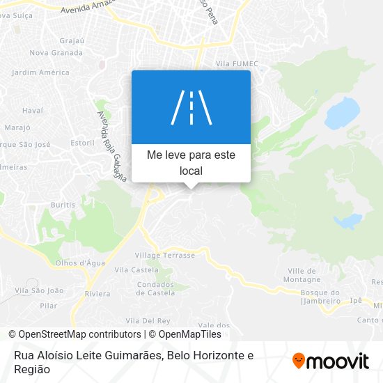 Rua Aloísio Leite Guimarães mapa