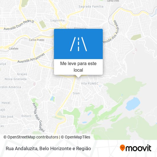 Rua Andaluzita mapa