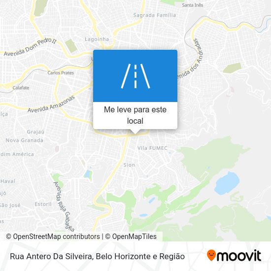 Rua Antero Da Silveira mapa