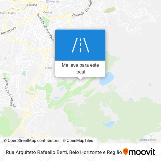 Rua Arquiteto Rafaello Berti mapa