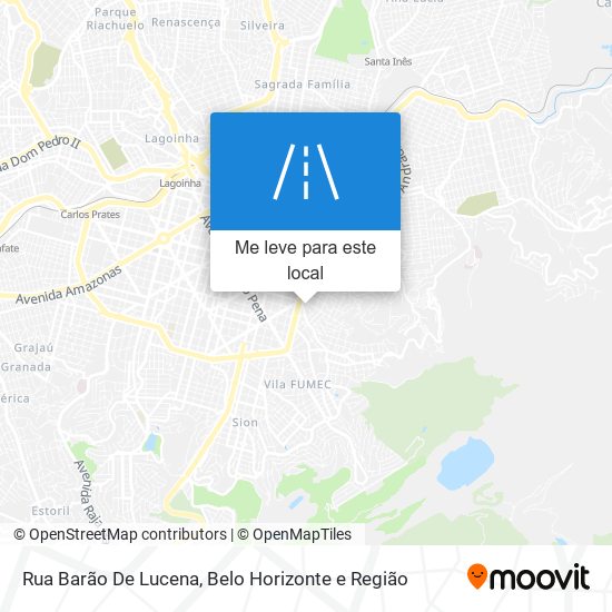 Rua Barão De Lucena mapa