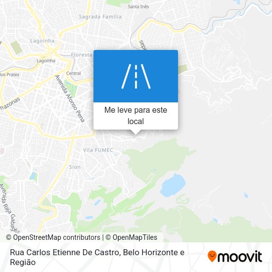 Rua Carlos Etienne De Castro mapa