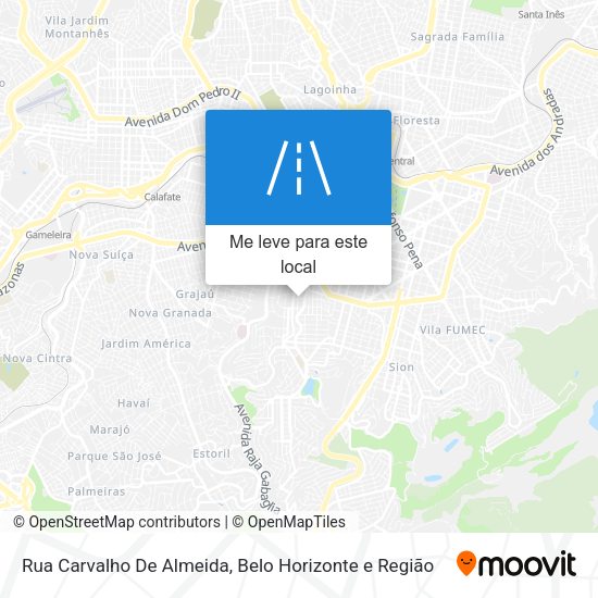 Rua Carvalho De Almeida mapa