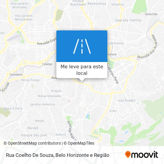 Rua Coelho De Souza mapa