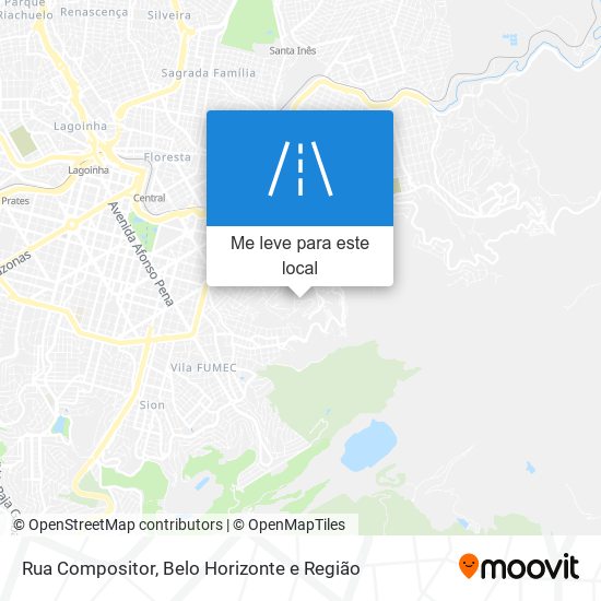 Rua Compositor mapa