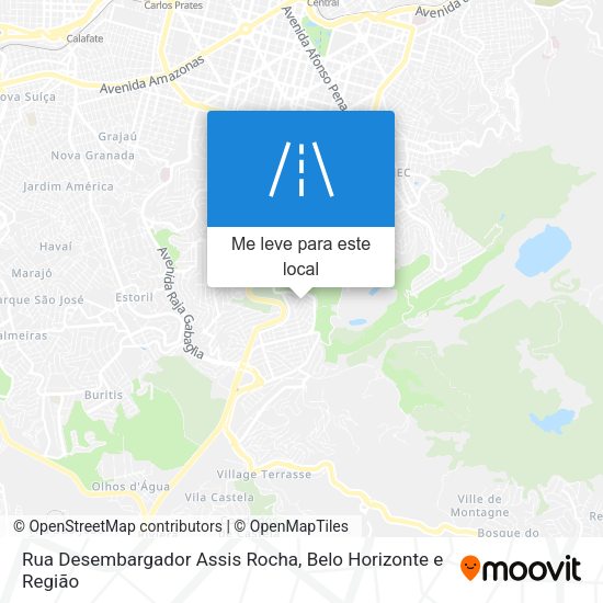 Rua Desembargador Assis Rocha mapa
