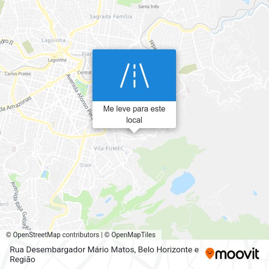 Rua Desembargador Mário Matos mapa