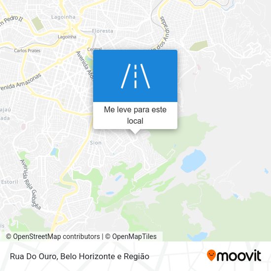 Rua Do Ouro mapa