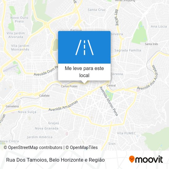 Rua Dos Tamoios mapa