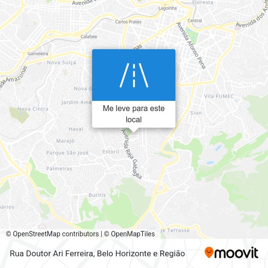 Rua Doutor Ari Ferreira mapa