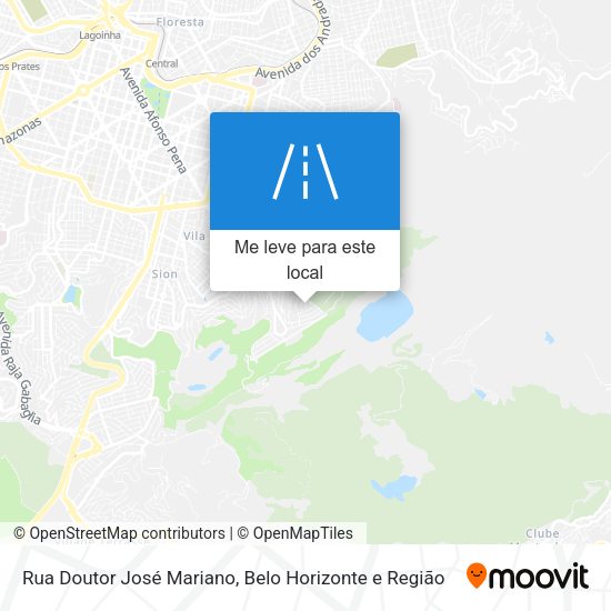 Rua Doutor José Mariano mapa