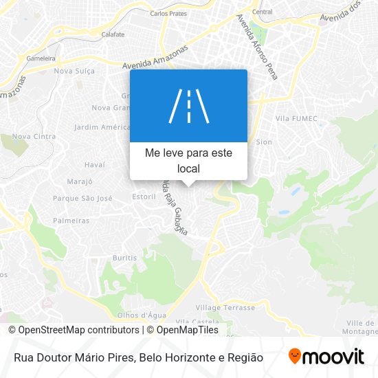 Rua Doutor Mário Pires mapa
