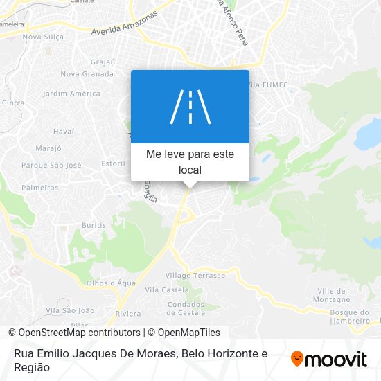 Rua Emilio Jacques De Moraes mapa