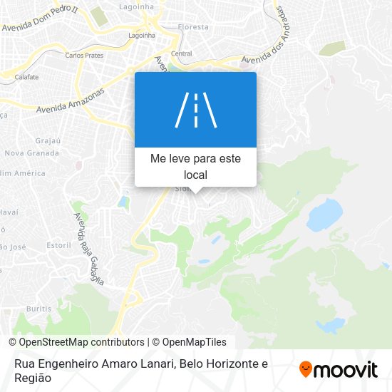 Rua Engenheiro Amaro Lanari mapa