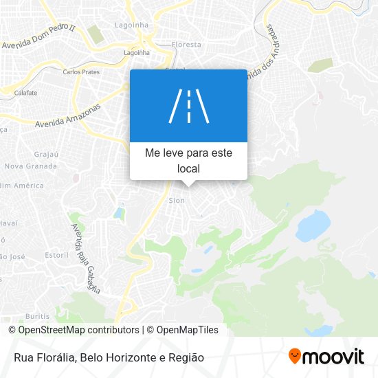 Rua Florália mapa