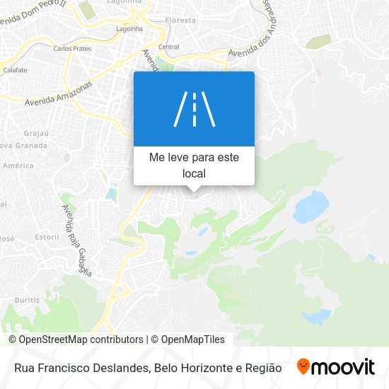 Rua Francisco Deslandes mapa