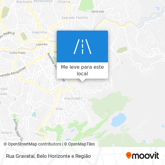 Rua Gravataí mapa