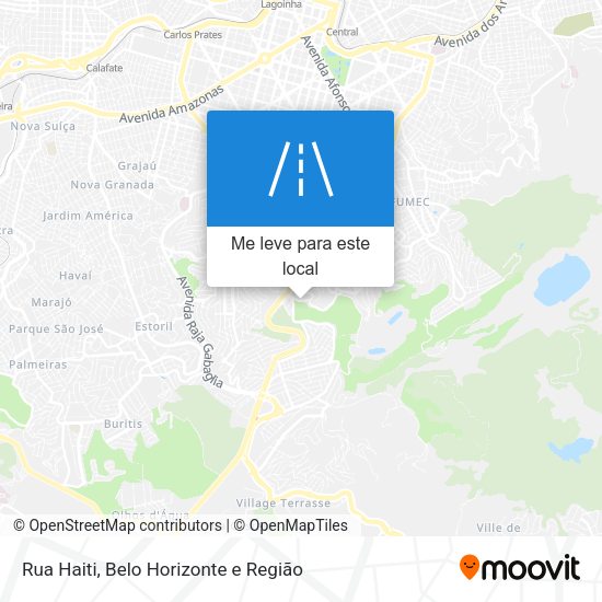 Rua Haiti mapa